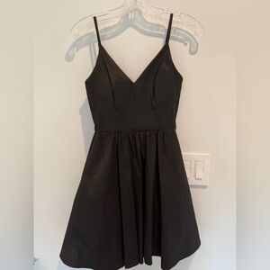 B Darlin Black Cocktail Spaghetti Strap Mini Dress